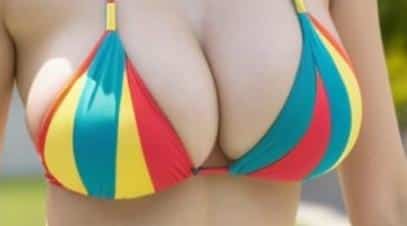 ビキニと巨乳